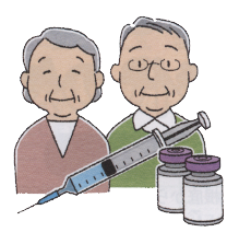 肺炎　イラスト
