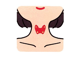 甲状腺疾患とアレルギーの関係　イラスト